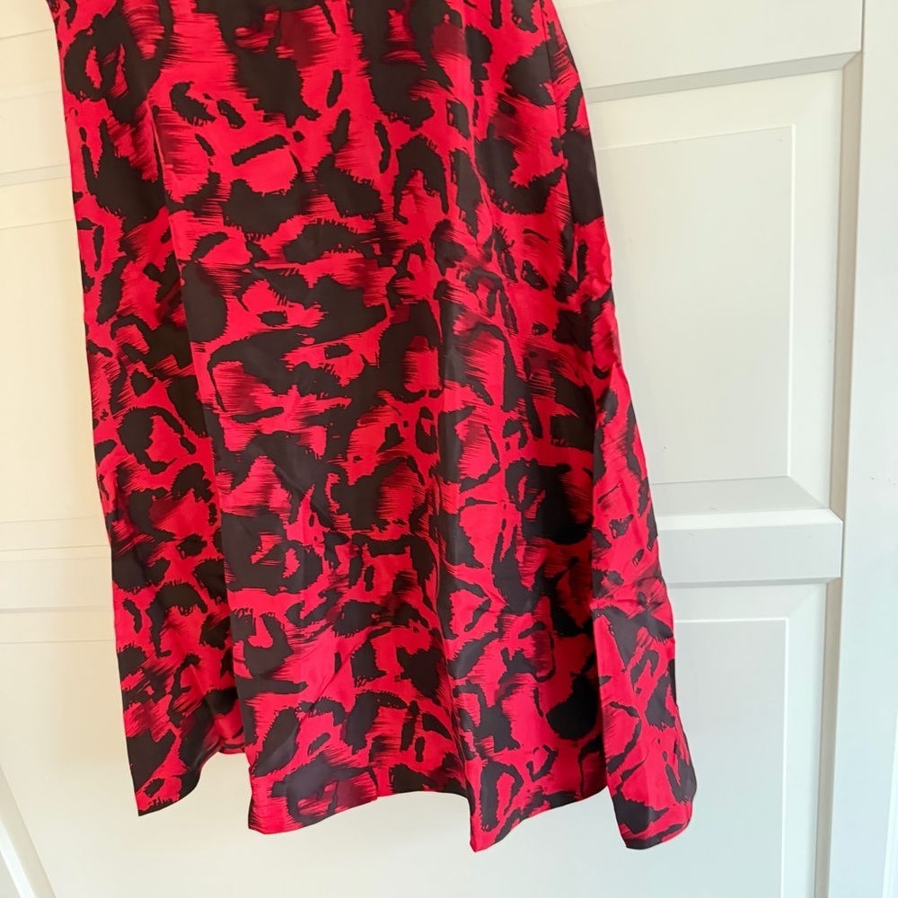 L.K. Bennett Red and Black Dress Size 6 - 41483 - Picture 7 of 11